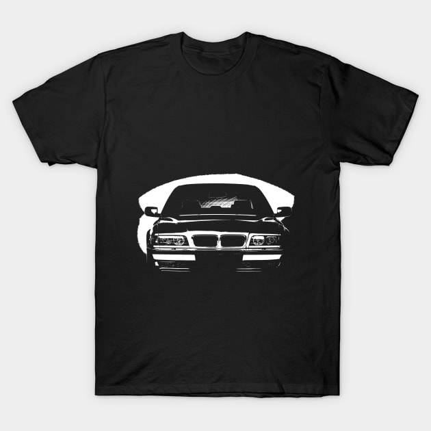 E38 simple design white colour T-Shirt by WOS